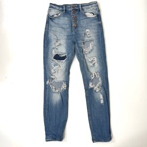 Kancan Signature Kurvy Ultra High Rise Ankle Skinny Size 28